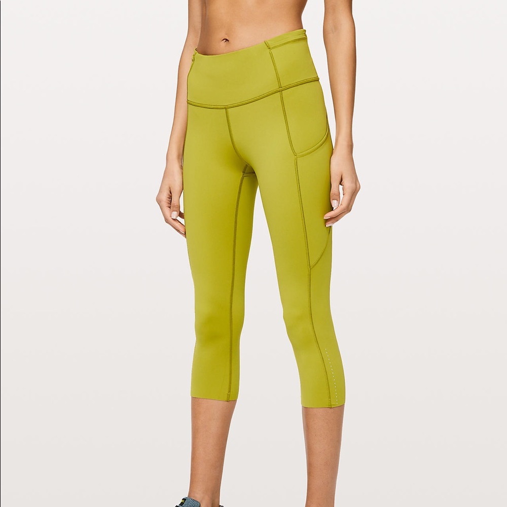 Lululemon Fast and free crop 19”